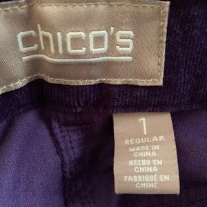Chico’s Purple Jean